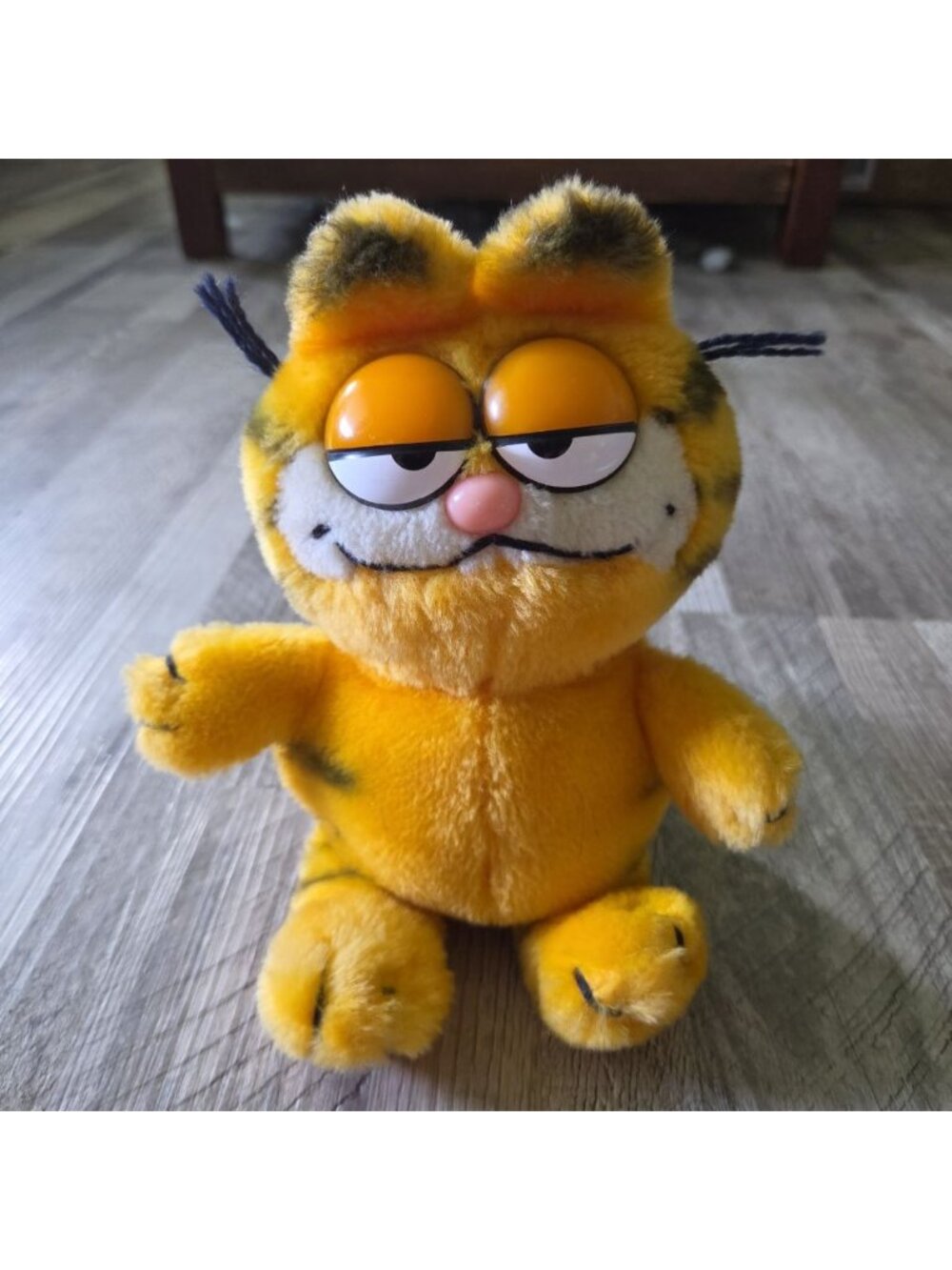 Vintage Garfield Plush 1981 Fun Farm Orange Cat Stuffed Animal Toy Korea 1978